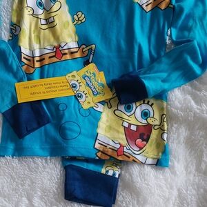 SpongeBob SquarePants Kids Pajama Set - Blue and Yellow